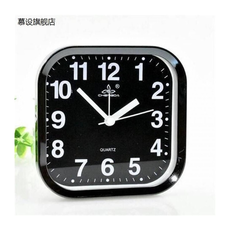 极速简约座钟现代石英钟客厅床头 静音台式两P用老人钟挂钟 台钟