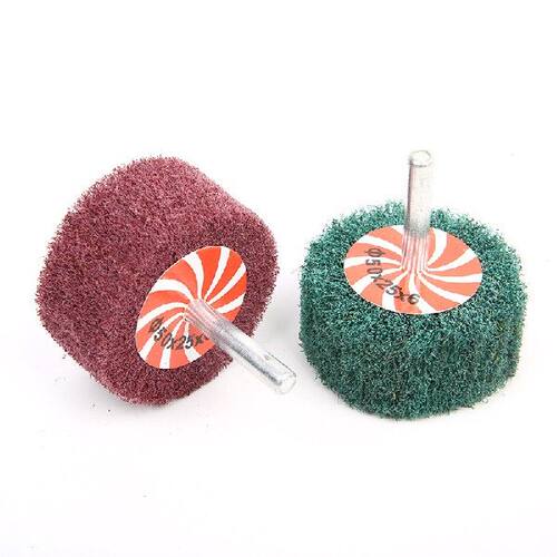 新品2pcs 25mm-100mm Non-wovenA Flap Sanding Wheel 6mm Shank