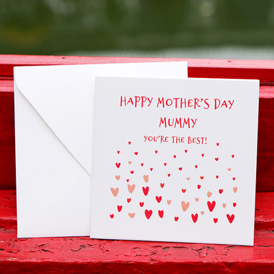 新品greeting cards for motwhers  love mom message card wish