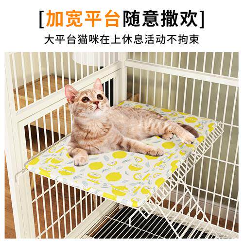 极速猫笼c子家用室内超大自由空间不占地猫厕所猫砂盆一体双层三