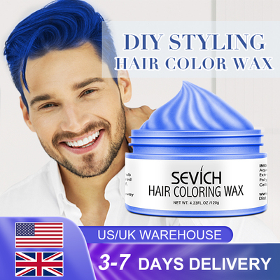 极速Sevich 10 colors Hair color wax Strong AOnd Hold Unisex