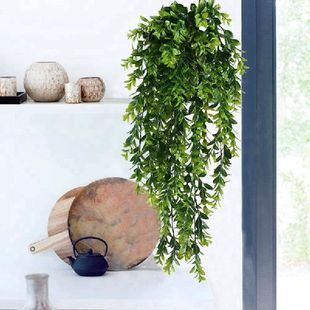 极速4Pcs Artificial Trasiling Plants Fake Hanging Plants Fau