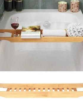 极速Multiefunctional Bamboo Bathtub Tray Holder Bathroom Sho