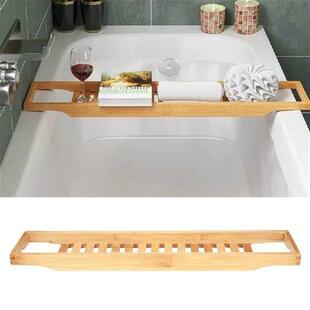 极速Multiefunctional Bamboo Bathtub Tray Holder Bathroom Sho