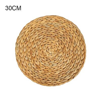 极速Natural Table Mat Handmxade Water Hyacinth Woven Placema