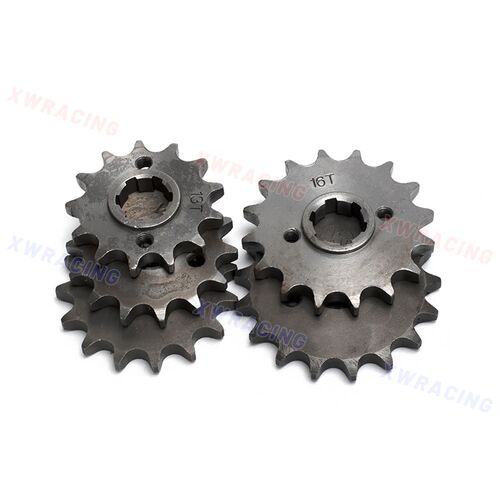 新品机车链盘改装i小齿428小齿轮链轮1/4吋套筒扳手20mm大齿盘13