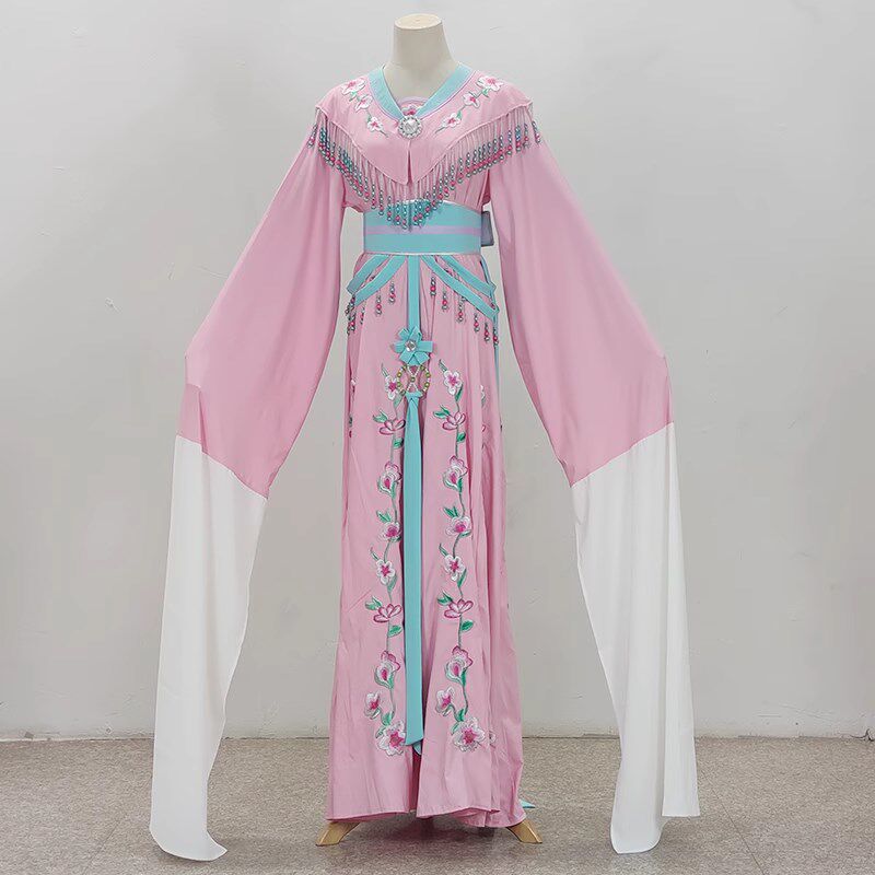 新品新款花旦戏服云肩串珠飘带A越剧黄梅戏琼剧戏服黄梅戏戏剧戏