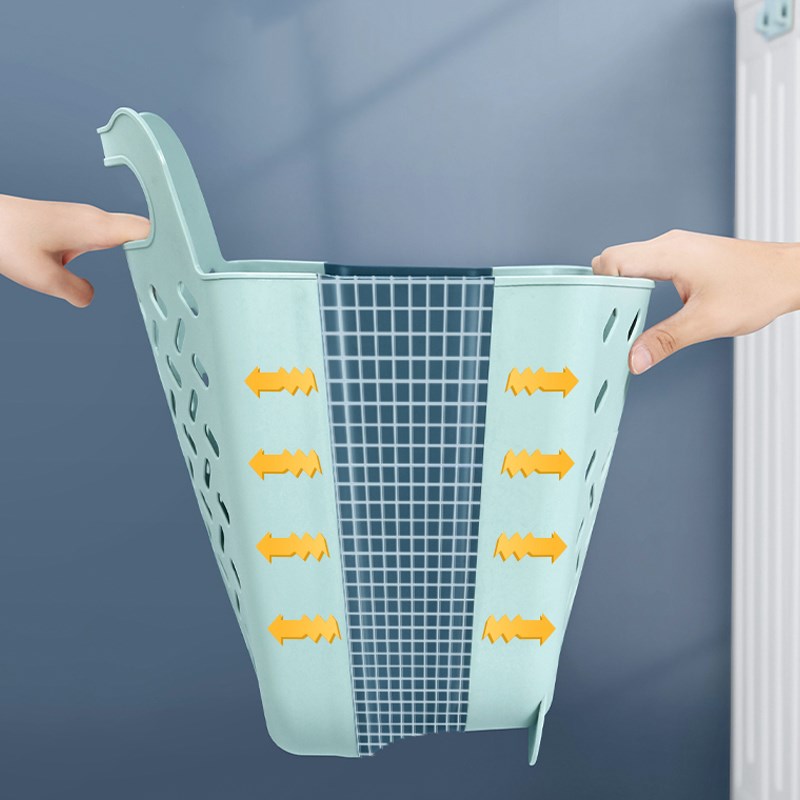 极速脏衣篓家用洗衣篮壁挂可x折叠卫生间洗澡脏衣服收纳筐浴室放