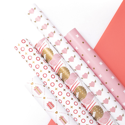 极速valentine gift wrapper love wrapping Opaper pink 礼物包