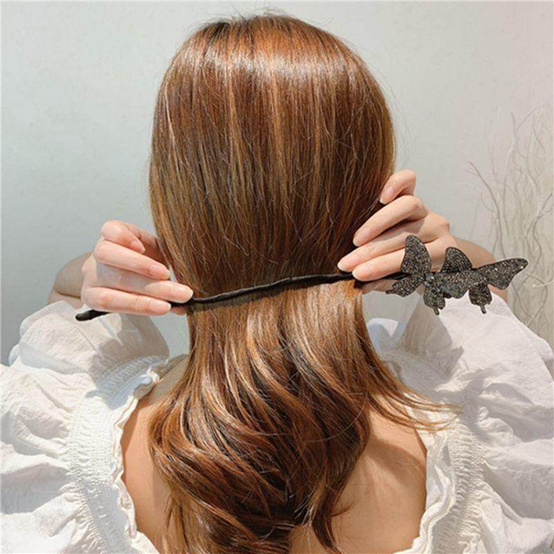 极速蝴蝶盘发韩国网红发夹夹头头饰丸子K女器水钻懒人浏海神器後,饰品/流行首饰/时尚饰品新,发饰,淘宝优惠券,粉丝福利购,淘宝优惠卷
