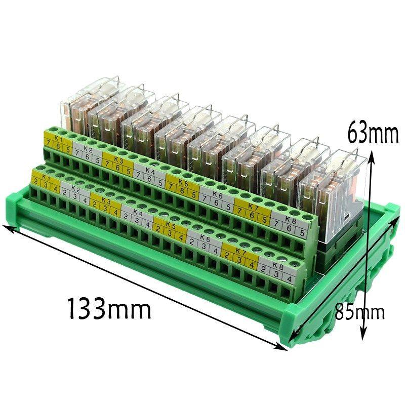极速24V Relay Module 8 sChannel Relay Switch Module PLC Ampl