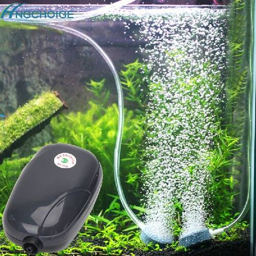 新品High Energy Efficient Aquarium Oxygen FNish Air Pump Tan