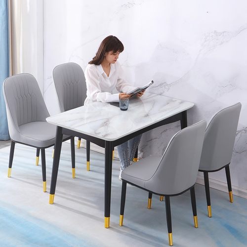 极速高端舒适轻奢餐椅靠背椅子家用餐桌椅欧式休闲U洽谈椅酒店凳