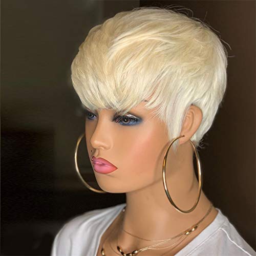 极速BeiSDWig Short Pixie Haircut SynthetiMc Short Wigs for B