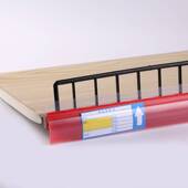 极速超市货架层板前面护q栏条挡板挡边条塑料卡条护边挡边隔板货