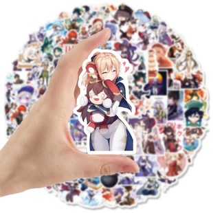 极速50/100PCS Anime Game Genshin ImFpact Stickers Graffiti F