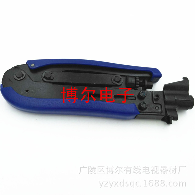 75-5-7-9挤压f头挤压钳 挤压式F头钳 RG6-RG11线缆接头 挤压钳