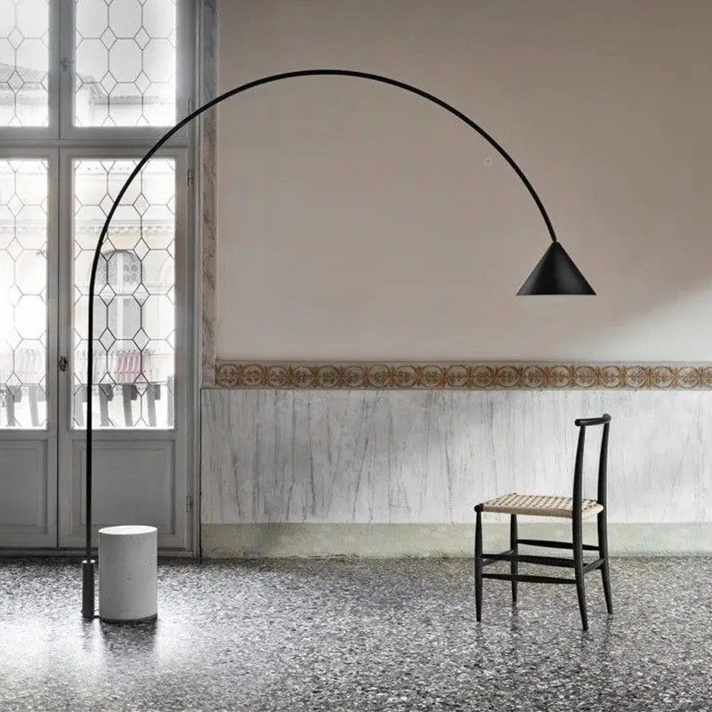 北欧新款客厅卧室现代简约大气设计师沙发旁茶几边网红钓鱼落地灯