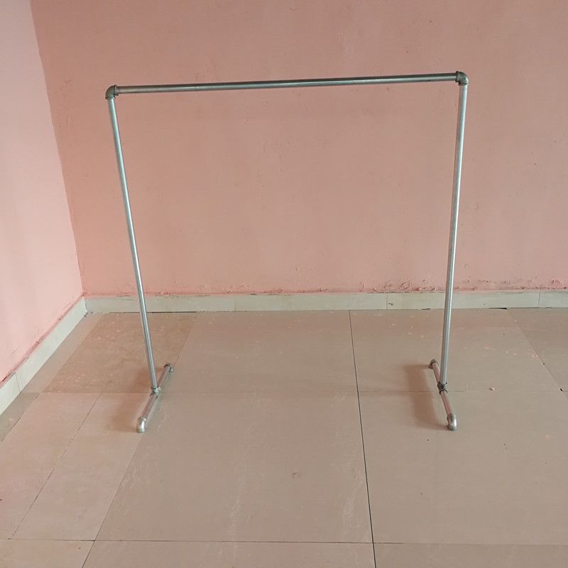 晾衣架 阳台晾衣架 落地镀锌管水管晾衣架 服装架