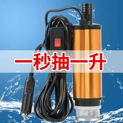 电动抽油泵12V24V加油神器柴油尿素油抽子吸油泵小型加油机抽水泵