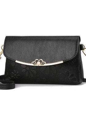 极速Woman Ffashion Pu Leather Flowers Flap High Quality 2022