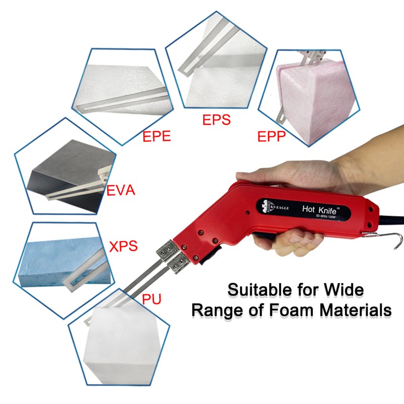 速发Hand Held Electric Foam Cutter Grooving Styrofoam Cuttin