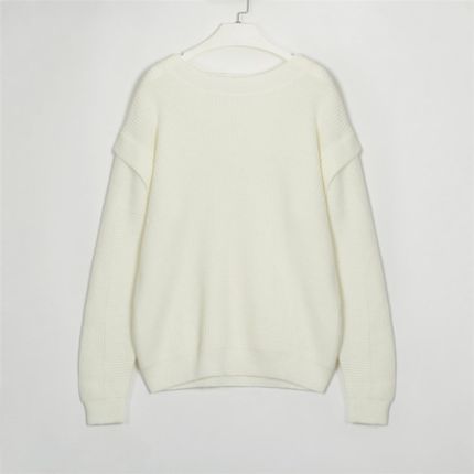 极速Wixra Ruffle Sweater Wowmen Pull Femme Jumper Casual Ele