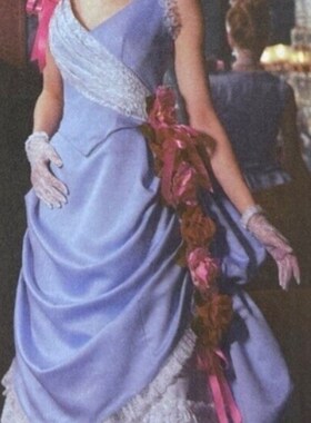 极速维多利d亚时期历史纸样 1880s礼服纸样 服装历史复原纸样