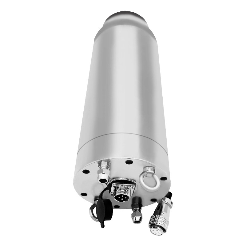 极速雕刻机主轴电机落星墩主轴5.z5kw水冷直径125mm电机高速电主