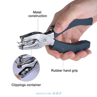 极速Punch Hand-heldo 1-Round Hole Paper Punch Puncher with R