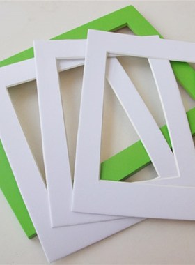 极速实木相d框7寸8寸10寸11寸12寸16寸20寸24寸专用白色卡纸