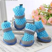 子狗狗凉鞋 金毛拉布拉多犬鞋 防止乱抓 狗狗雨鞋 极速幼犬猫d透气鞋