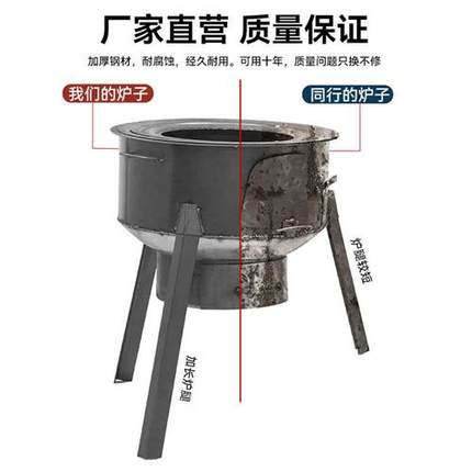 速发移动柴火灶火灶家用烧木柴户外炉子无烟材野营农村地锅简易大