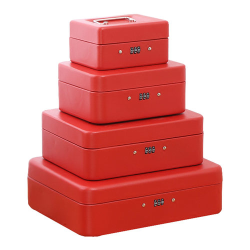 极速小保险箱盒带锁 简易t保险箱家用小型手提式 密码手机收纳保