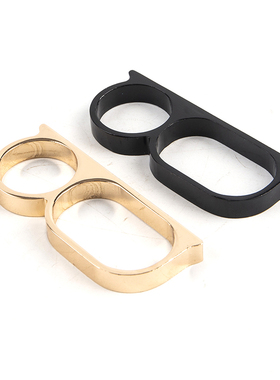 极速1PCS Pegrsonality Hyperbole Double Knuckle Ring For Men
