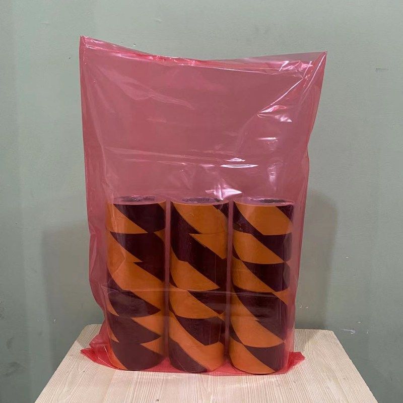 极速pE高压红色平口袋50*70加厚彩色塑料M包装袋分类袋汽配零件袋