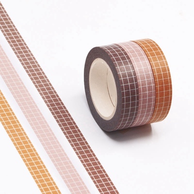 极速NEW 10M Decoratipve Basic Pattern Plaid Japanese Washi T