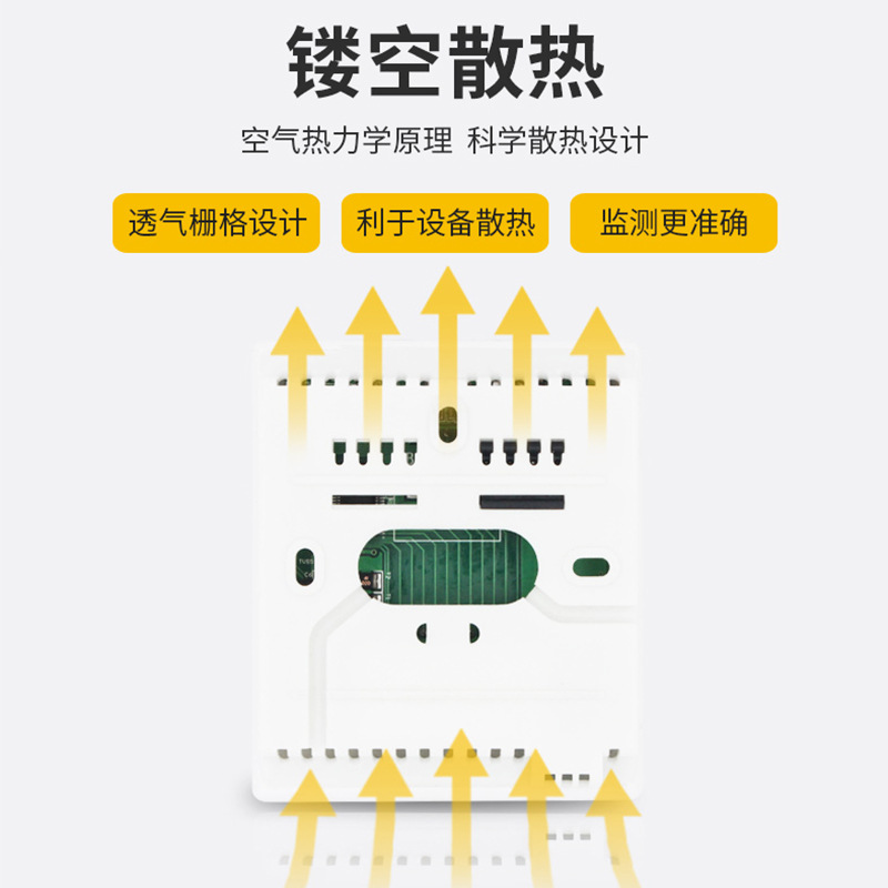 极速温湿度传感器RS485工业室内仓H库液晶显示检测仪变送器壁挂温