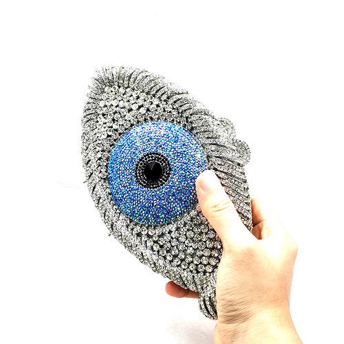 新品Fashion Elegant women eveniBng party big evil eye diamon
