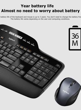 极速Logitech MK71m0 Keyboard Mouse Combs Set 2.4GHz Wireless