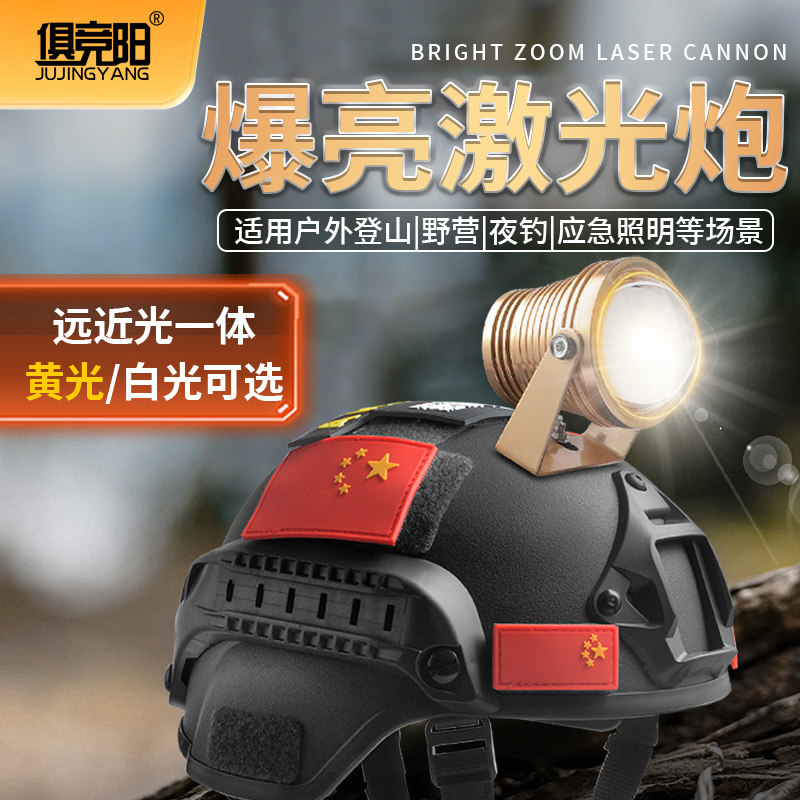 俱竞阳12V外接强光防水头灯