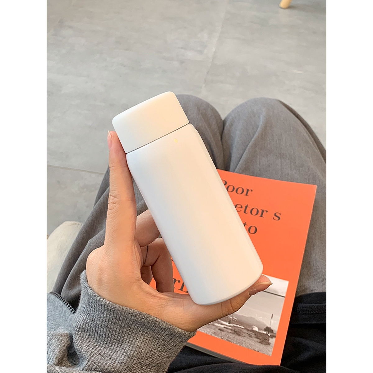 迷你小巧口袋杯子200ml男女士精致高级保温杯学生ins简约便携水杯