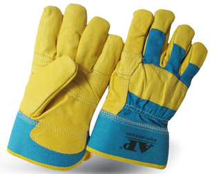 友盟 AP-3501猪青皮驳掌抗严寒手套 保护双手和手腕