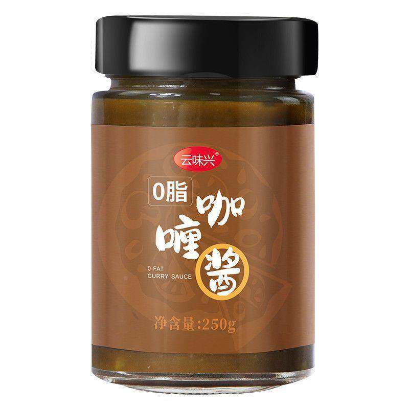 0脂肪咖喱酱日式原味250g瓶装家用土豆牛肉鱼丸牛腩炒饭拌饭拌面