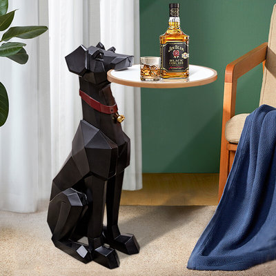北欧客厅摆件大型落地狗创意家居软装饰品沙发旁轻奢乔迁新居礼品