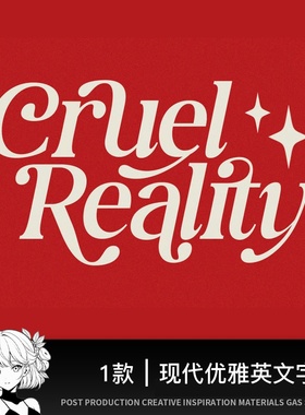 现代优雅时尚logo标题排版设计装饰衬线英文字体安装包PSAI字体库