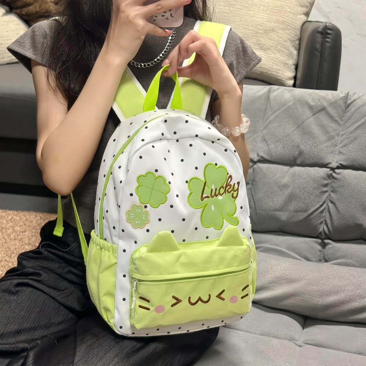双肩包儿童书包背包初高中生女款大容量通勤包2026新款可爱高颜值图片