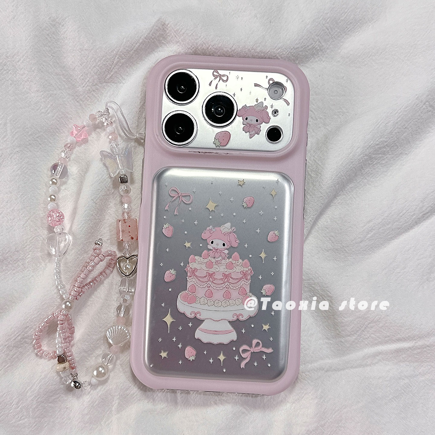 适用于iPhone可爱少女心手机壳图片