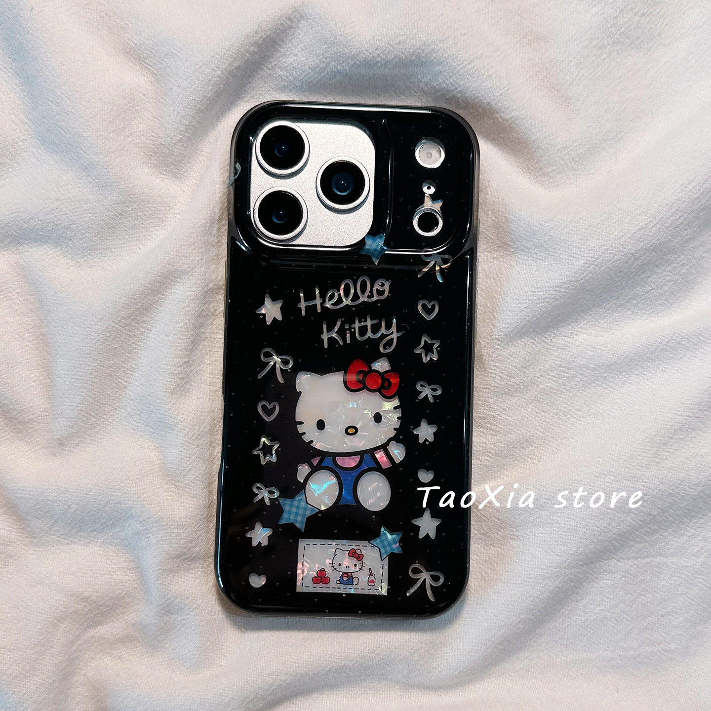 韩国ins少女可爱卡通适用苹果17手机壳iphone17promax保护套16Pro硅胶15/14高级感13新款全包防摔壳黑色女软p,3C数码配件,手机保护套/壳,淘宝优惠券,粉丝福利购,淘宝优惠卷