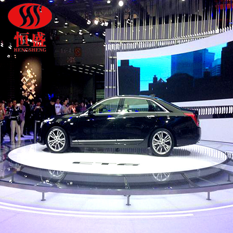 汽车旋转台展厅旋转展示台电动旋转展示台车展旋转台工业展览转台